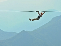 Abenteuer Zip Line